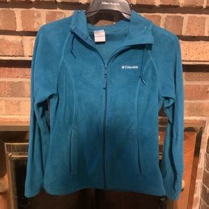 Medium Teal Columbia Hooded jacket